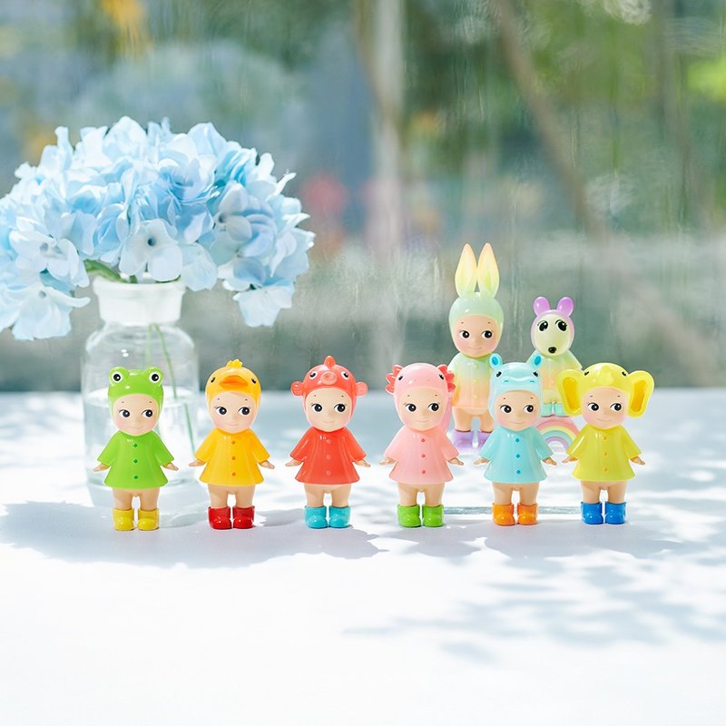 Sonny Angel MiniFigure 雨衣派对 限定版公仔 (三入随机款) - 玩偶/公仔 - 其他材质 