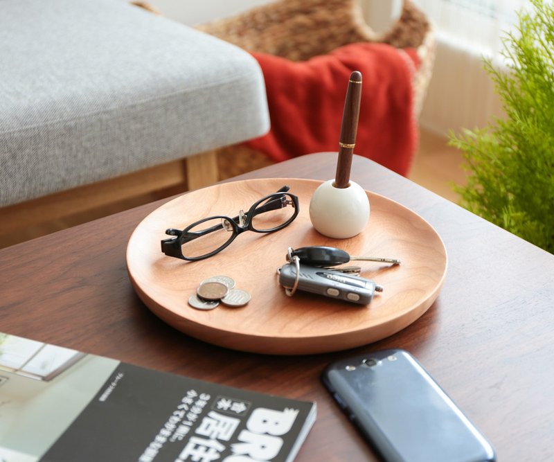 旭川工艺 DREAMY PERSON kime 木制置物盘 - 收纳用品 - 木头 