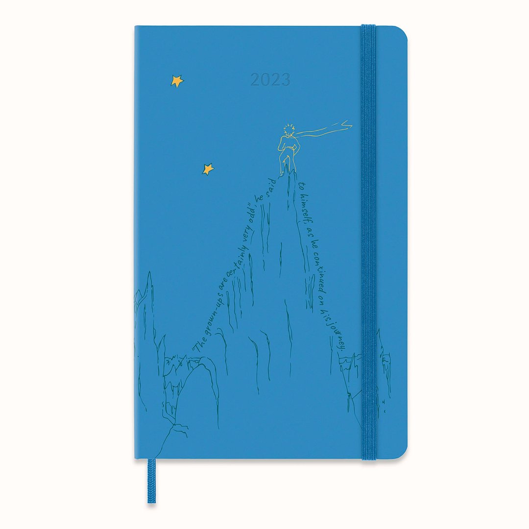 _勿上架_MOLESKINE 2023 小王子限量周记 12M L 型 山景 - 笔记本/手帐 - 纸 蓝色