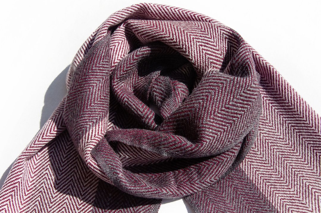 喀什米尔Cashmere/针织围巾/纯羊毛围巾/羊毛披巾-厚款北欧 - 围巾/披肩 - 羊毛 多色