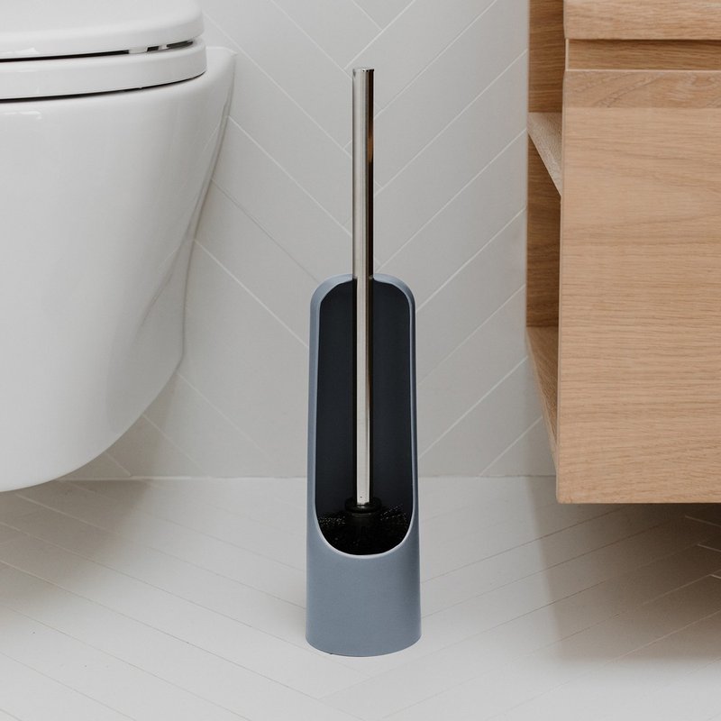 【Umbra】Touch马桶刷(烟灰蓝) | 清洁刷 浴室清洁刷 - 卫浴用品 - 塑料 蓝色