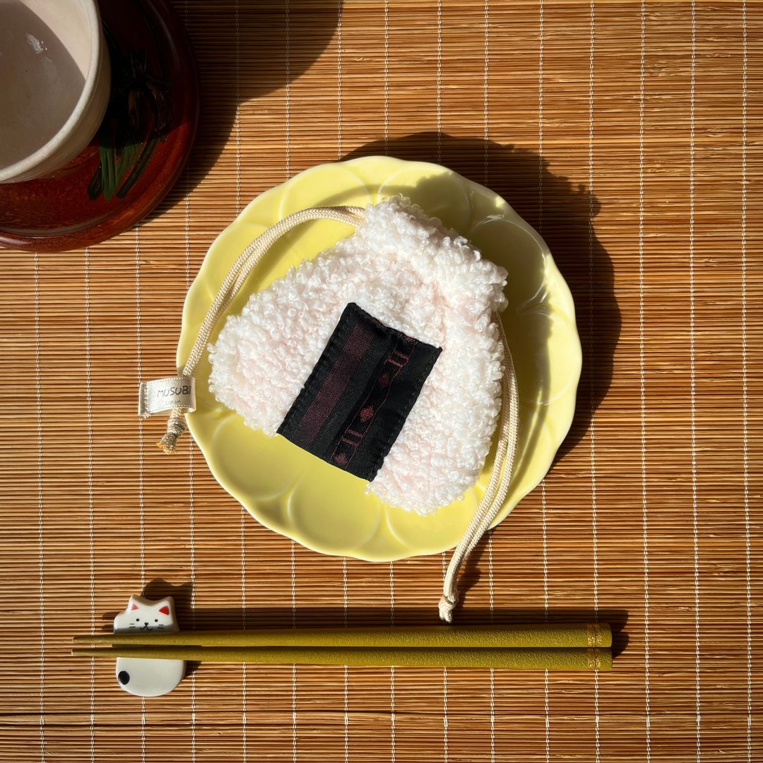 和服饭团束口袋 mini - 古布升级再造 手作一点物 -和风小物 送礼 - 化妆包/杂物包 - 其他材质 
