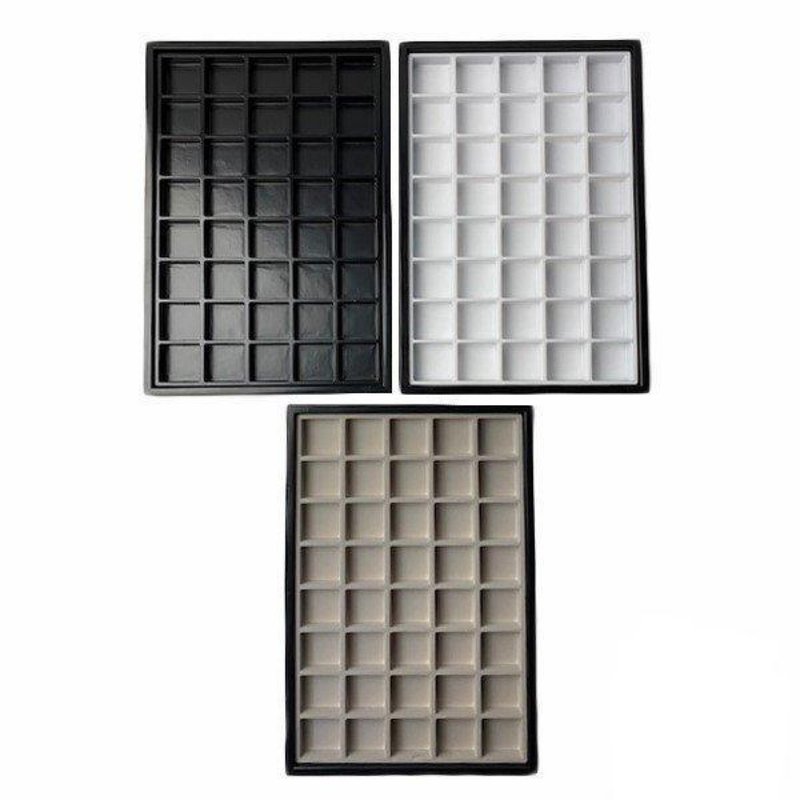 Tray loose case 40 squares 3color - 收纳用品 - 塑料 黑色