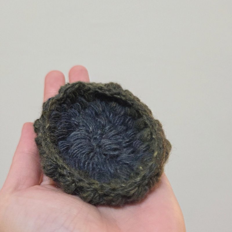 矿垫 小物垫 饰品垫 随性编织 - 摆饰 - 其他人造纤维 蓝色