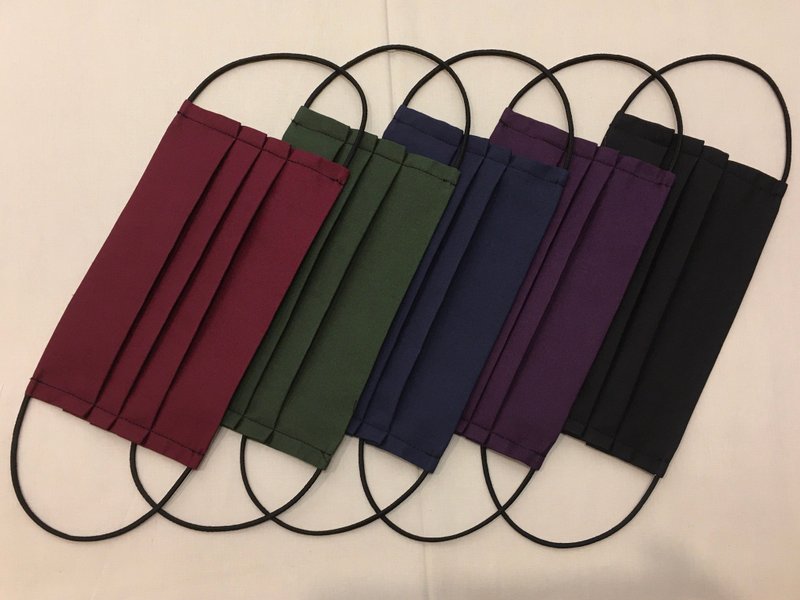 成人布口罩特惠组合一包五个颜色各一台湾限定 - 口罩 - 棉．麻 多色