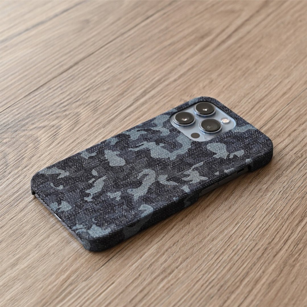 全机型适用 手机壳【COOL 丹宁】iPhone Xperia galaxy android 户外风 生日礼物 男款 BB01M - 手机壳/手机套 - 其他材质 蓝色