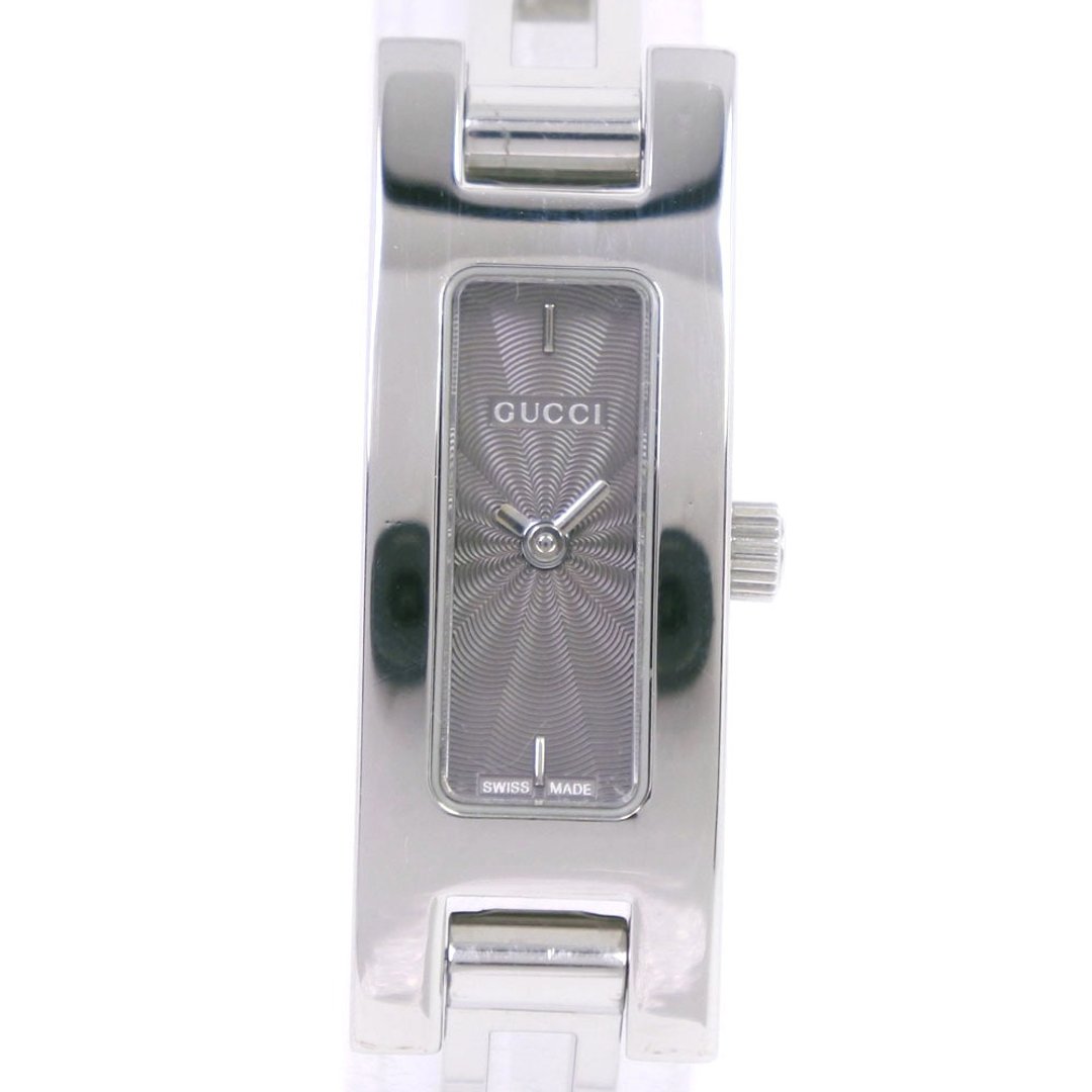 【日本直送】Gucci 3900L 不锈钢 石英 灰色表盘 女仕腕表【二手】 - 女表 - 不锈钢 银色