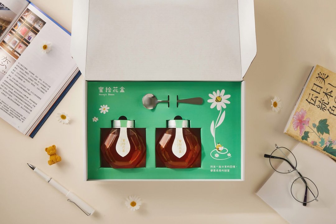 龙眼荔枝蜂蜜 2 入 - 蜂蜜/黑糖 - 玻璃 