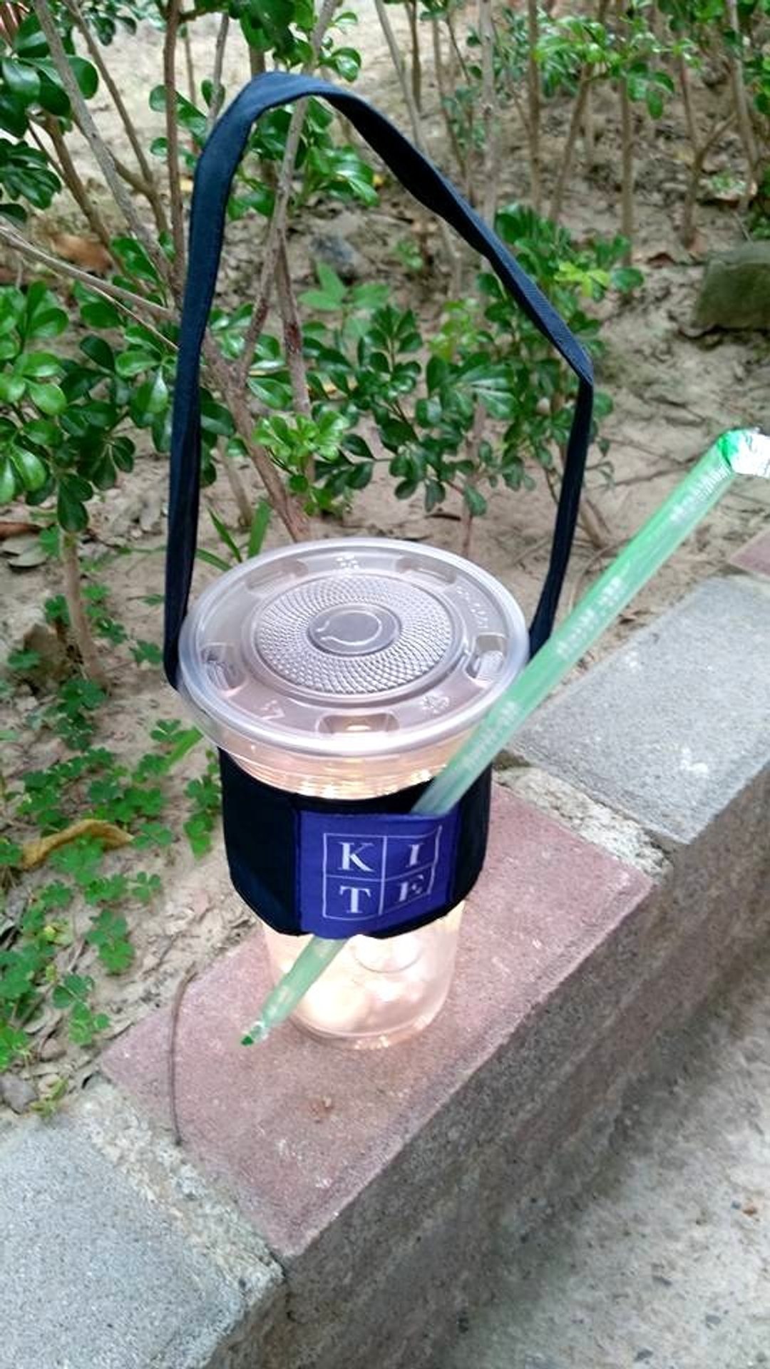 小风筝-环保杯套-墨夜蓝 - 随行杯提袋/水壶袋 - 其他材质 