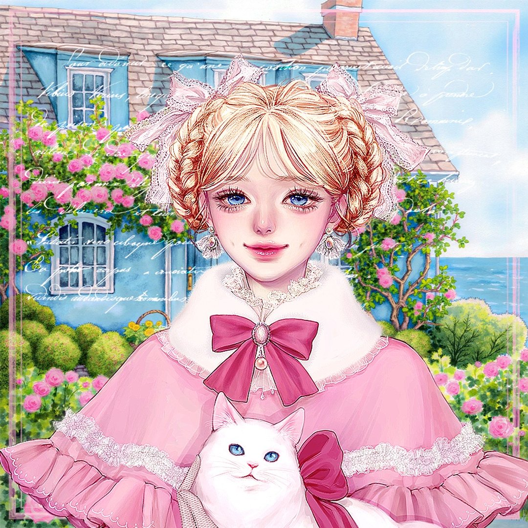 (Cat) Anne (5Color) - 贴纸 - 纸 多色