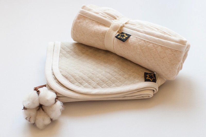 my little star 青枫 橘月 有机棉手作小被被(天然彩棉无染) - 其他 - 棉．麻 多色