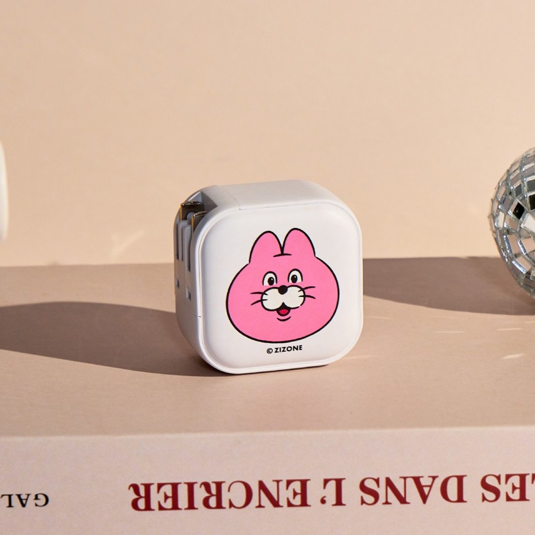 ZIZONE 大脸 Pingo GaN 45W Type-C 双孔充电头 - 数码小物 - 塑料 多色