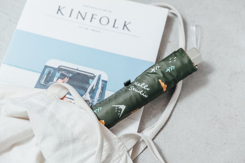 小狐狸极轻五片折伞│抹茶色 - 其他 - 尼龙 绿色