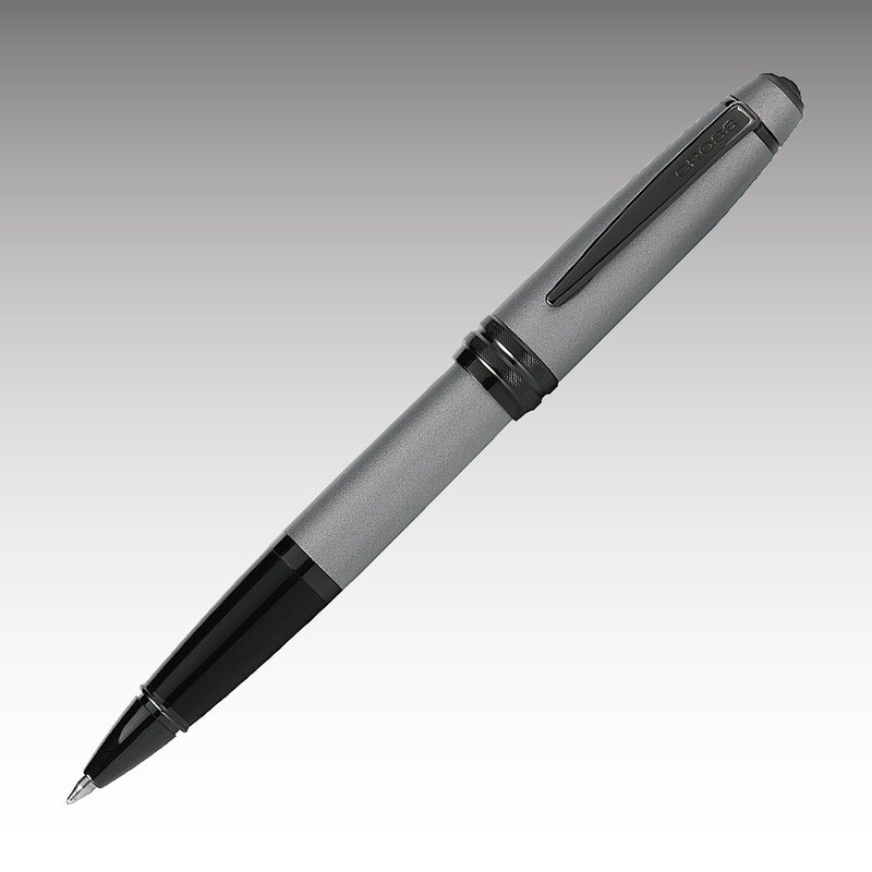 CROSS Bailey贝礼系列哑光灰钢珠笔免费刻字  (原厂正货) - 钢珠笔 - 其他金属 灰色