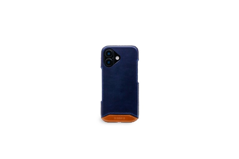 iPhone 17 经典系列-磁吸手机皮套-海军蓝 - 手机壳/手机套 - 真皮 蓝色