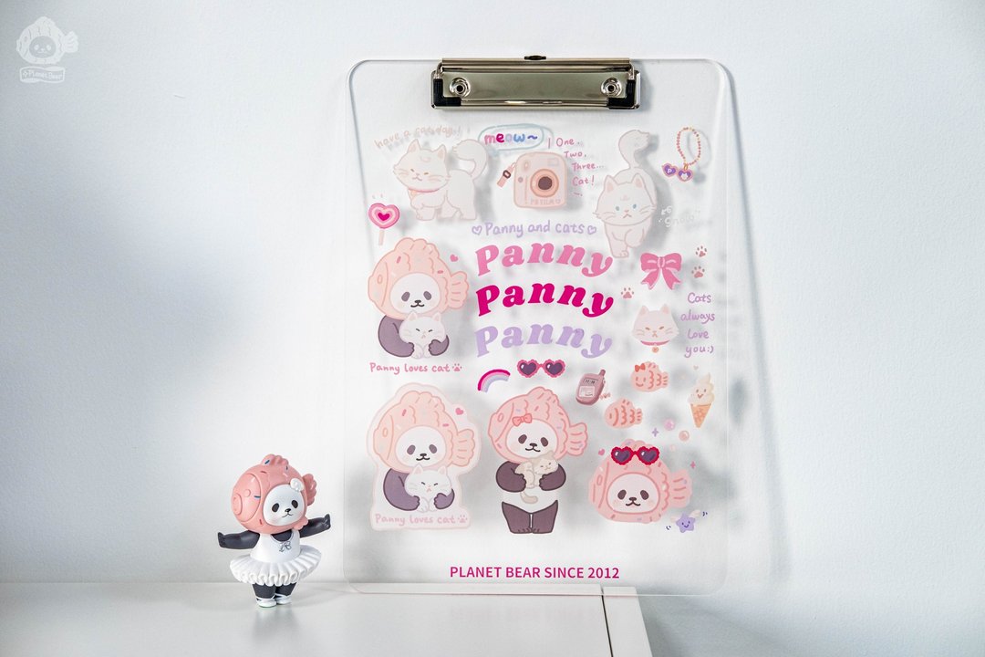 白熊百货 Planetbear | panny系列画板夹 - 文件夹/资料夹 - 其他材质 白色