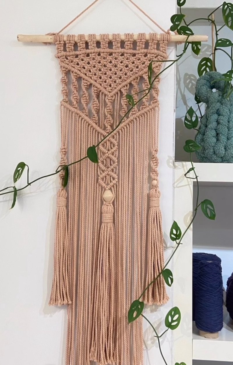 Macrame 法式编织 - 韩式壁挂毯 体验课程 (可使用文化币) - 编织/羊毛毡/布艺 - 棉．麻 