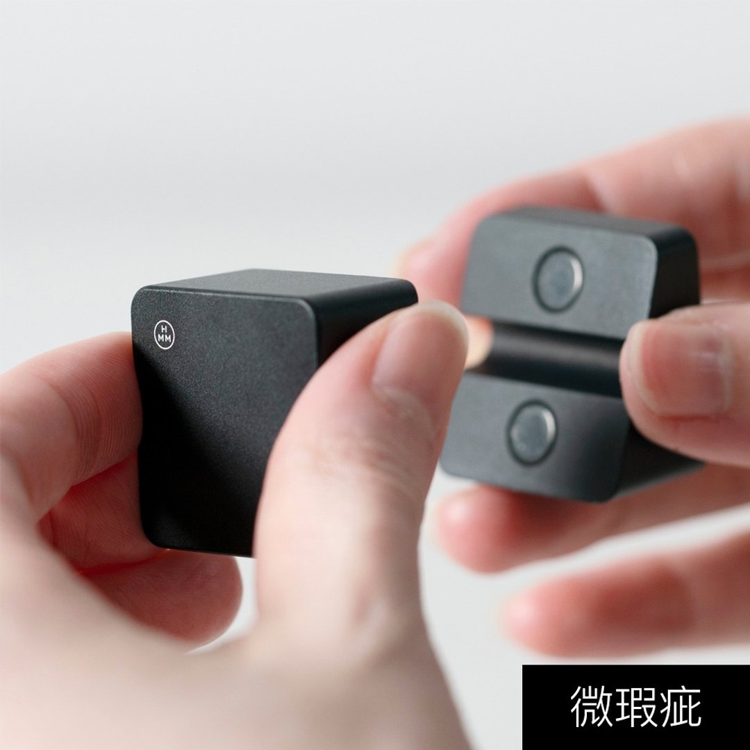 【HMM微瑕疵】铝合金 方块磁吸集线器 28*28*22mm - 收纳用品 - 其他金属 黑色