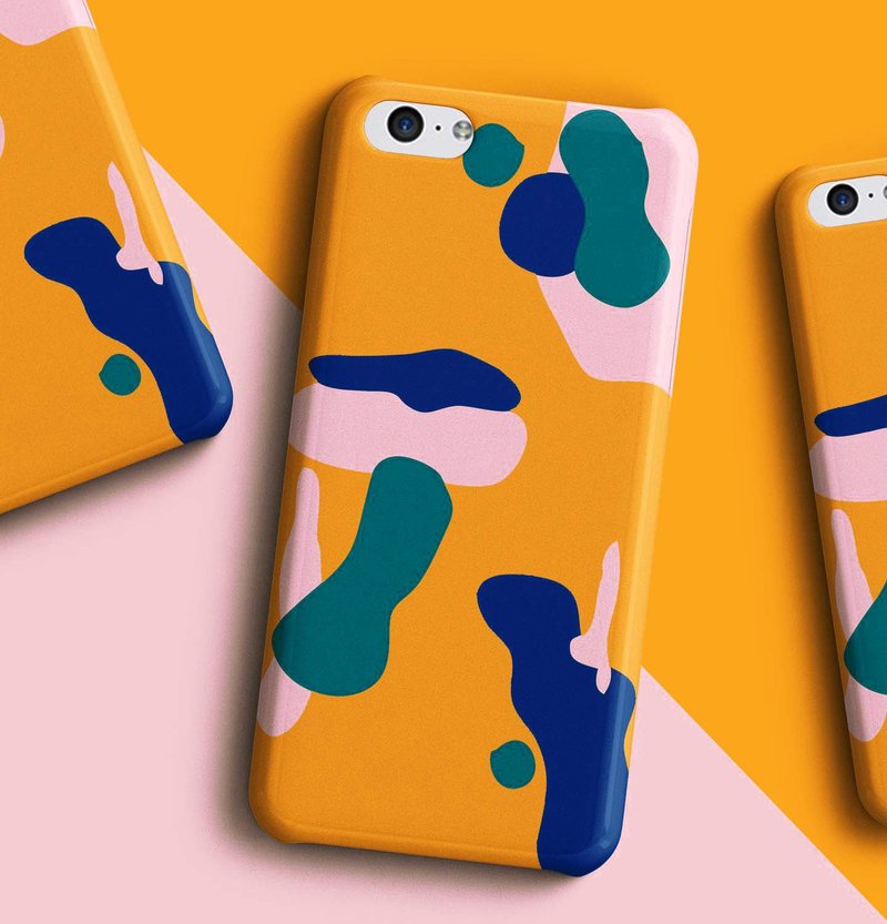 Island view Phone case - 手机壳/手机套 - 塑料 橘色