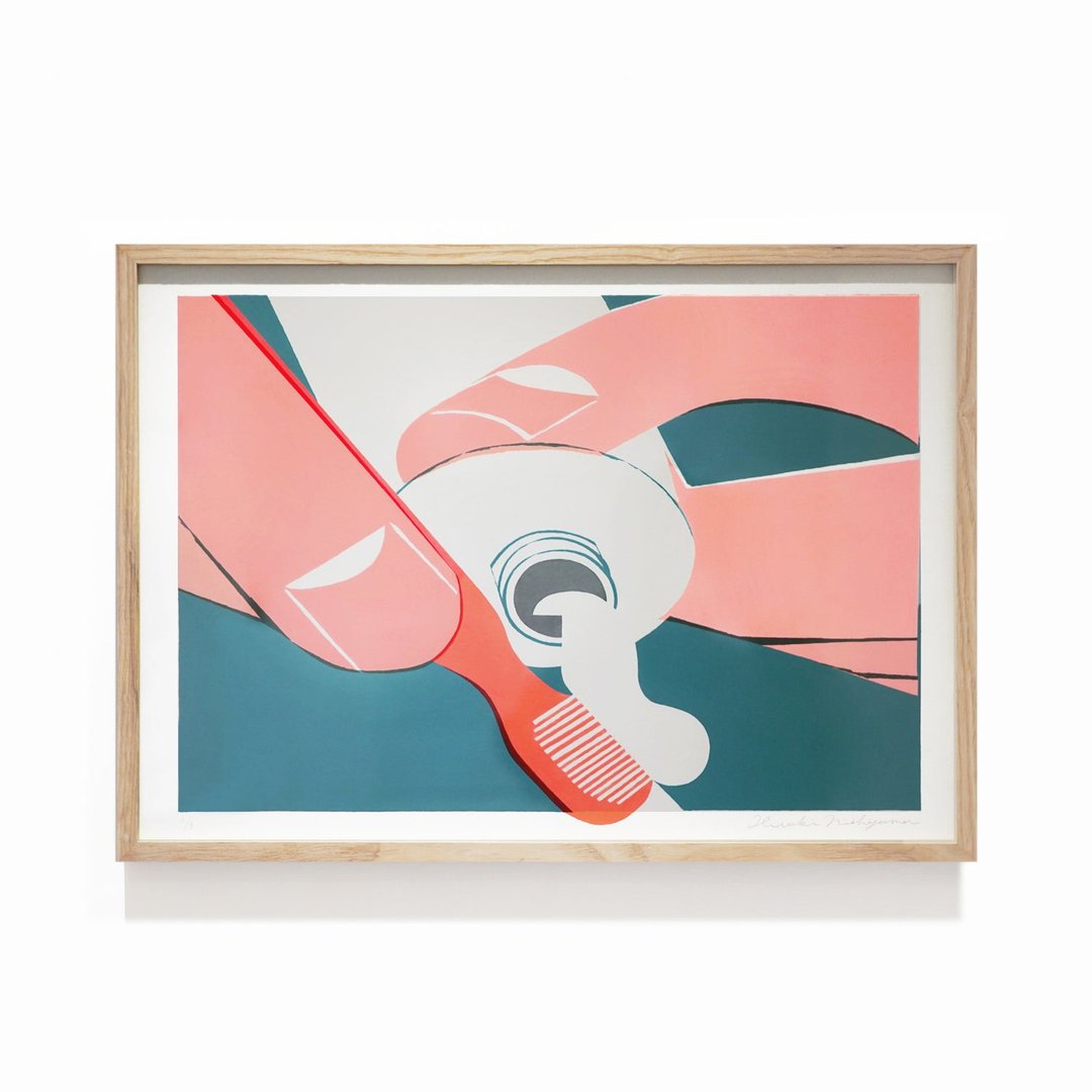 Dental Paste Art Print (Without Frame) - 海报/装饰画/版画 - 纸 粉红色