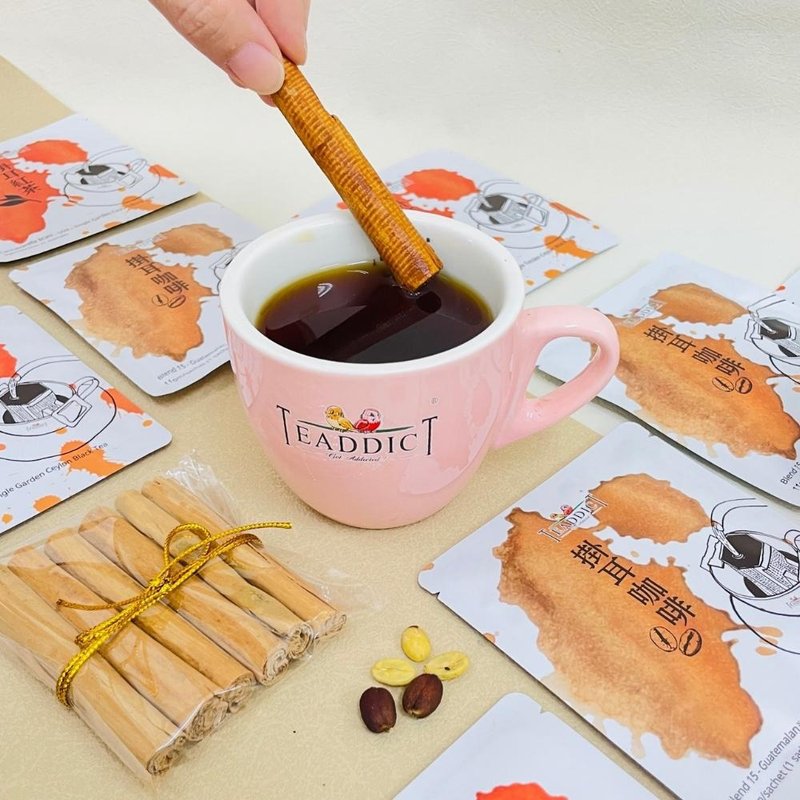 挂耳红茶及咖啡DIY套装 附送柠檬干及锡兰肉桂 - 茶 - 新鲜食材 卡其色