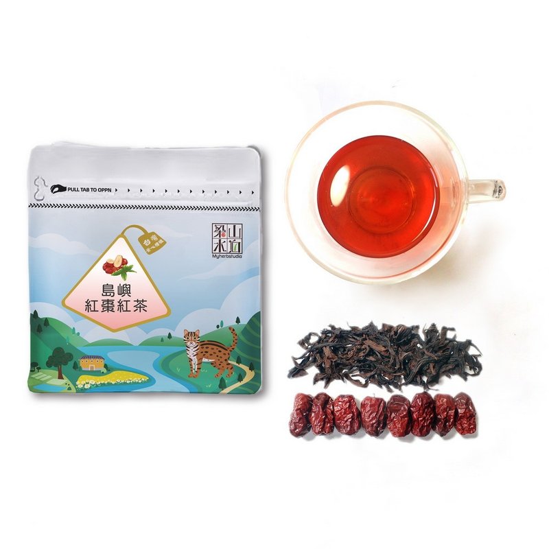 【岛屿红枣红茶】新竹百年茶厂蜜香红茶+生产溯源红枣 - 茶 - 新鲜食材 红色