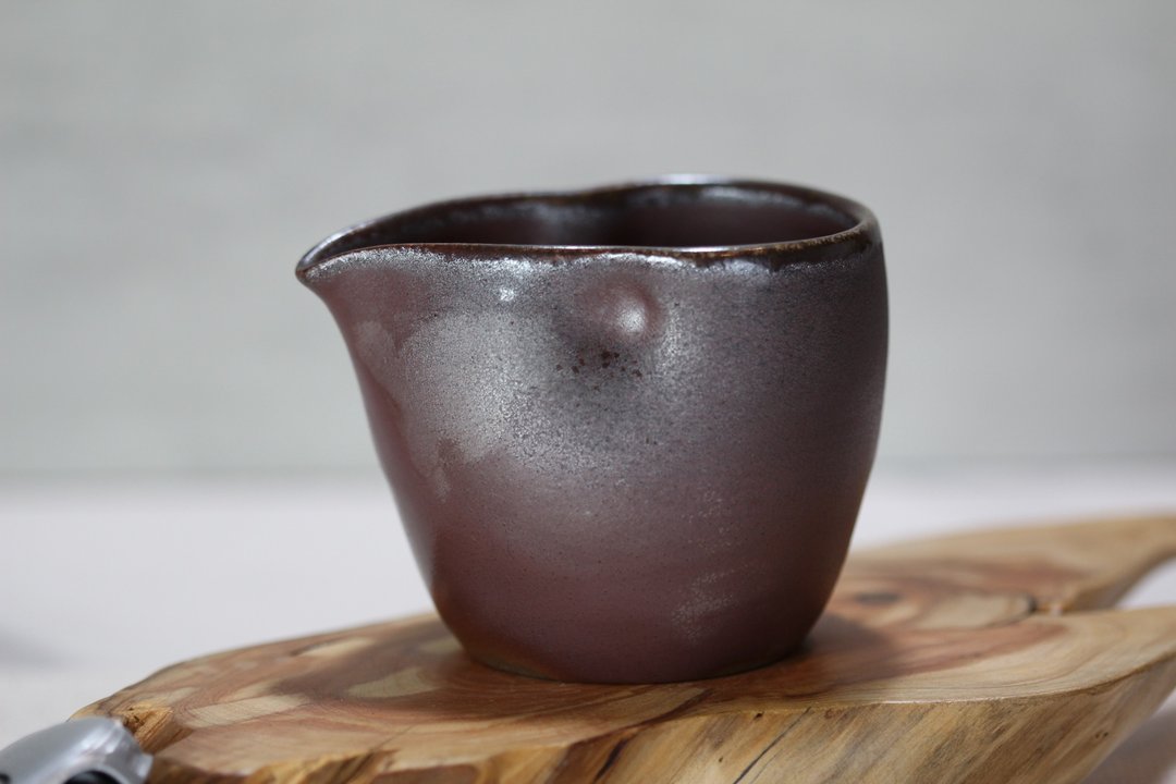 【沐春生活】160ml 柴烧落灰 功夫茶 手拉坯茶海 莺歌叶敏祥手作 - 茶具/茶杯 - 瓷 
