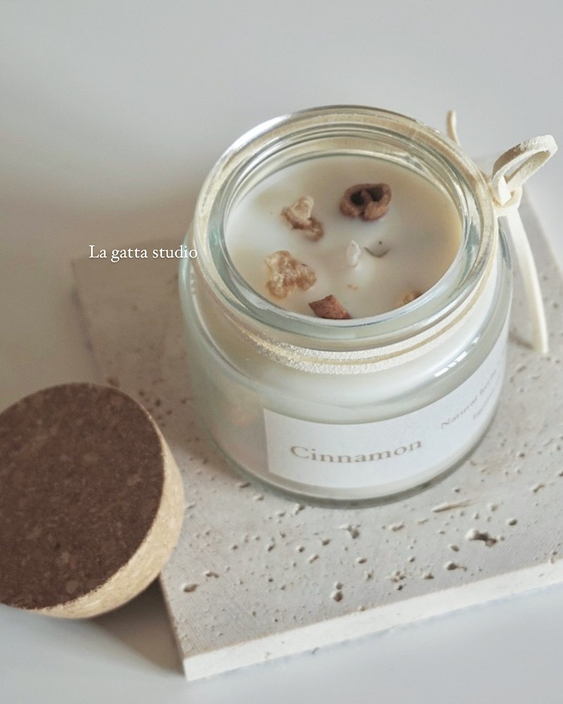 Herbal series - 手工丰盛蜡烛 Cinnamon - 香薰/精油/线香 - 蜡 
