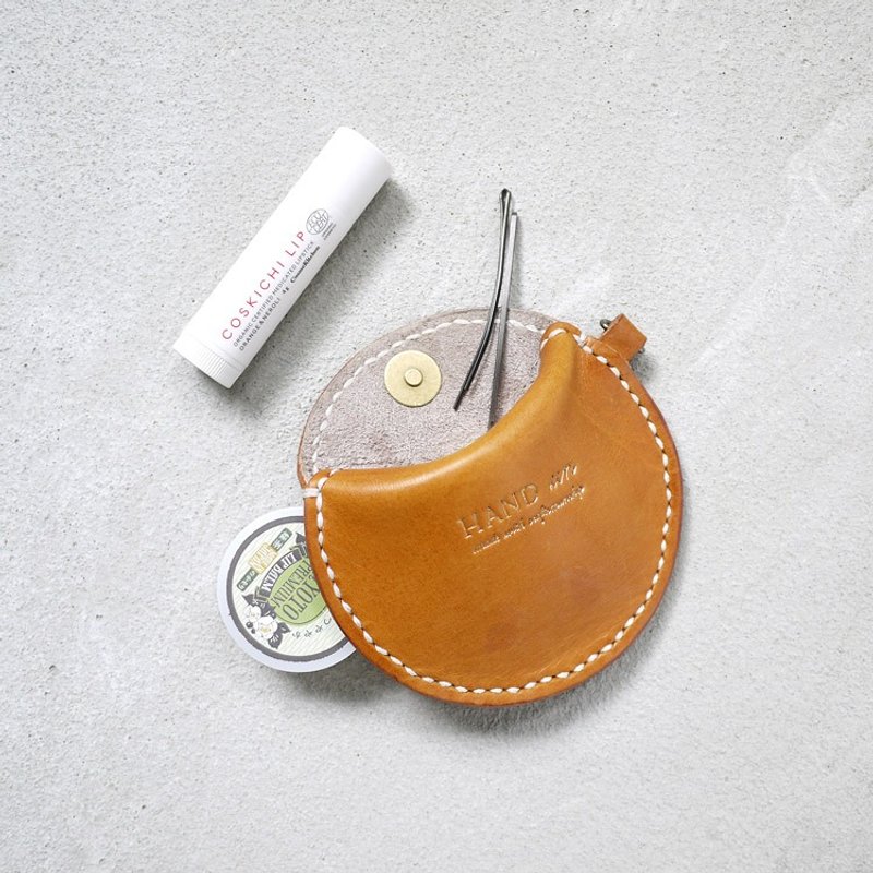 加购商品 - 消费即可加购 弯月立体牛皮零钱包 - 零钱包 - 真皮 