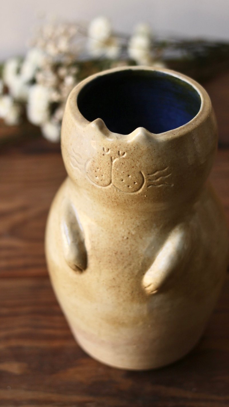 花器_L - 花瓶/陶器 - 瓷 咖啡色