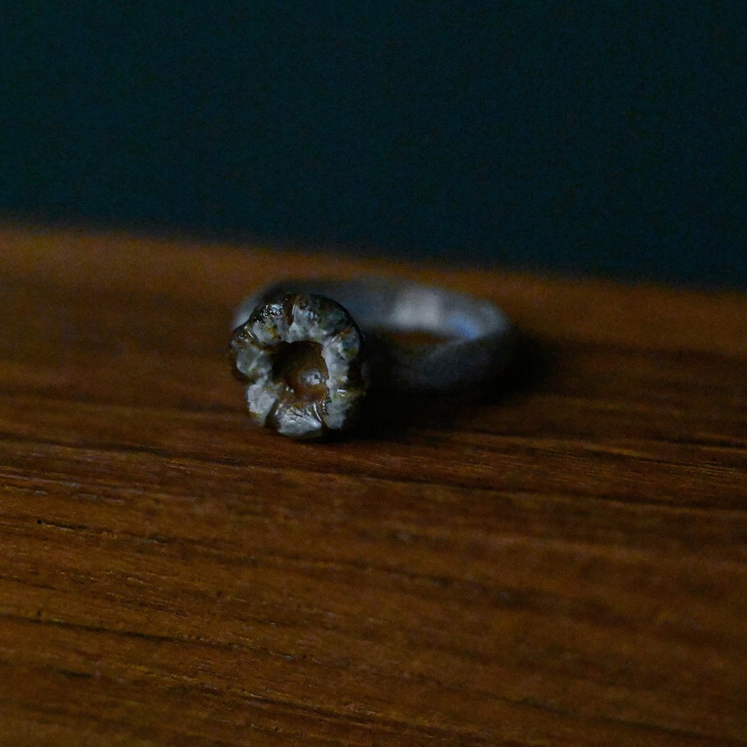 陶戒 / 立体花 - 戒指 - 陶 咖啡色