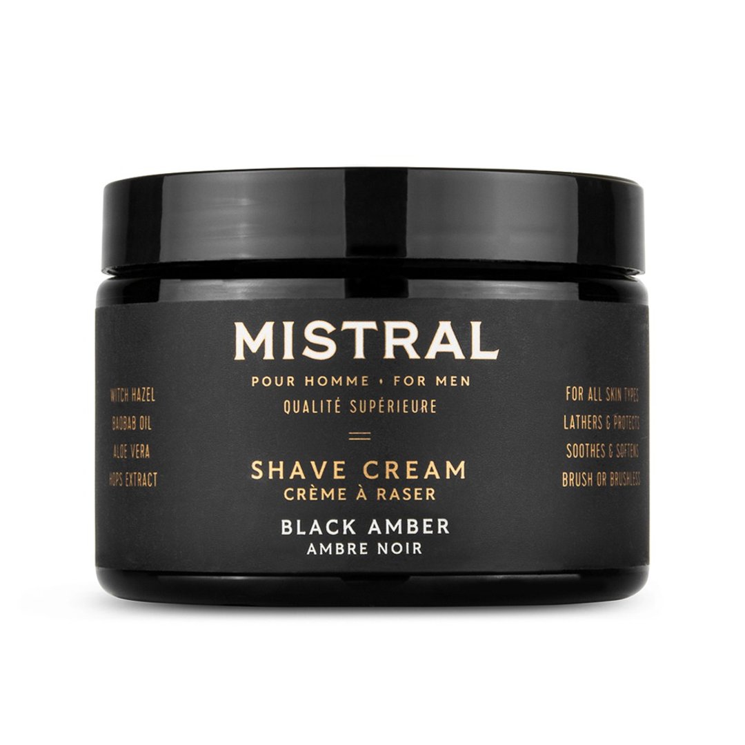 Mistral - 黑琥珀 刮胡膏 / 刮胡泡 / 刮胡皂 / 刮胡霜 / 刮胡乳 - 男性清洁护肤品 - 其他材质 