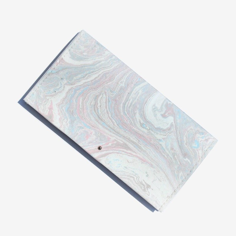 MTS｜水洗牛皮纸长夹 · 矿物质 · ML160317 - 皮夹/钱包 - 纸 多色