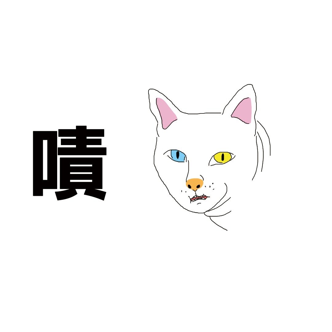 被猫啧 T - shirt - 女装 T 恤 - 棉 多色