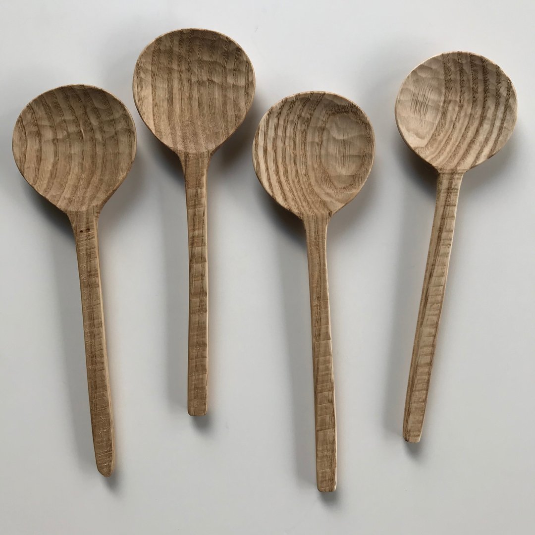 Chestnut server spoon - 餐刀/叉/匙组合 - 木头 咖啡色