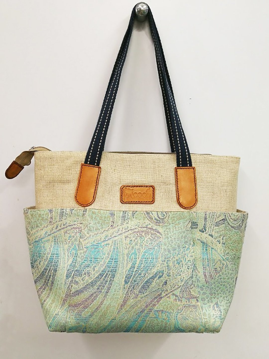 大容量托特包/侧背包/肩背包(独一商品)AL09-002 - 侧背包/斜挎包 - 棉 