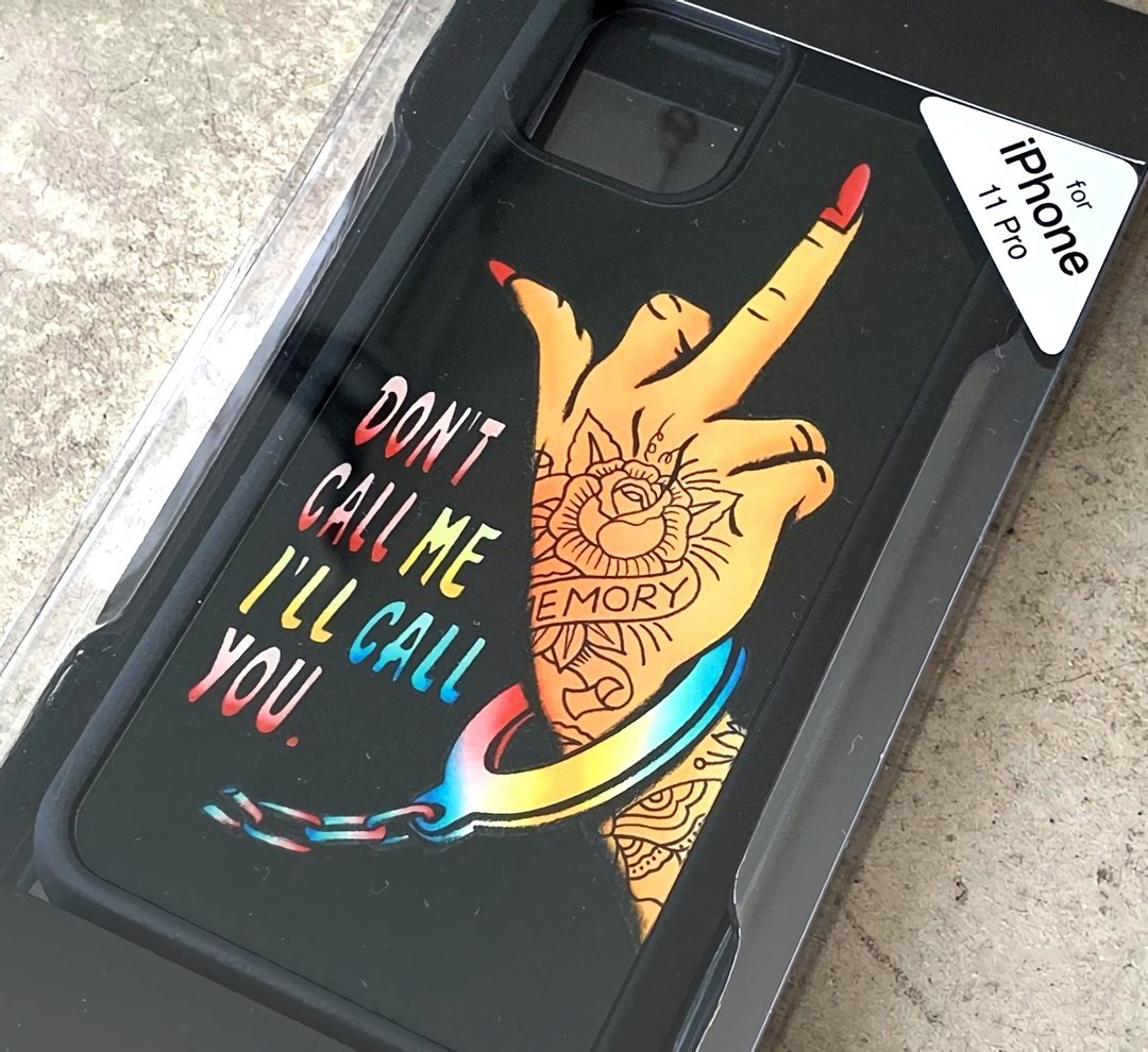 Softmachine Don't Call Me iPhone Case国骂手机保护壳 - 手机壳/手机套 - 其他材质 黑色