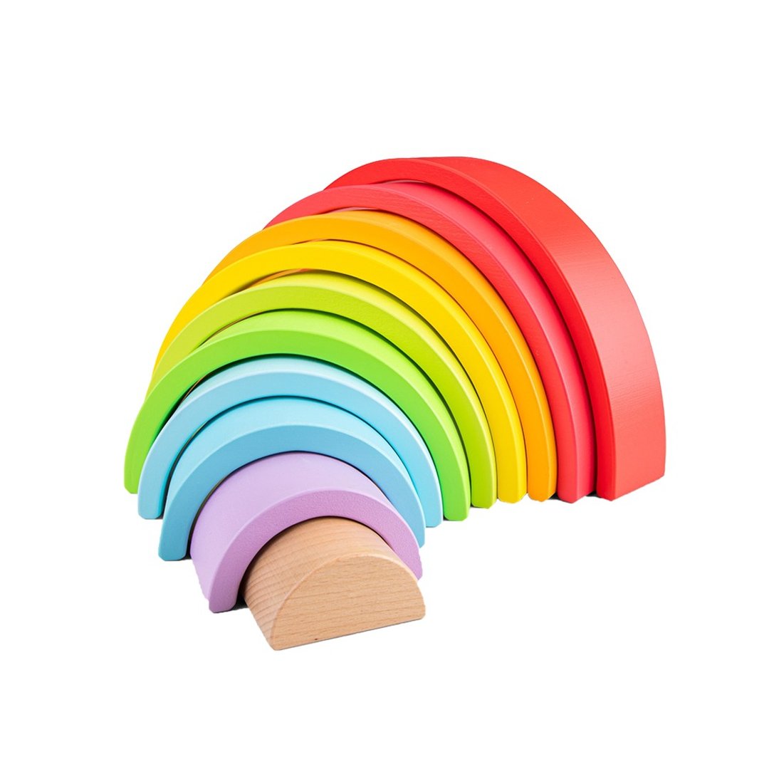 【荷兰New Classic Toys】彩虹积木/彩虹隧道积木-10825 - 玩具/玩偶 - 木头 