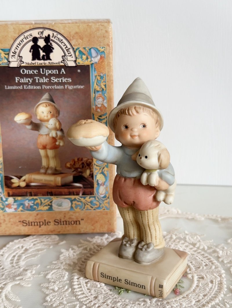 美国enesco  memories of yesterday 童年往事娃娃限量收藏摆件 - 玩偶/公仔 - 瓷 