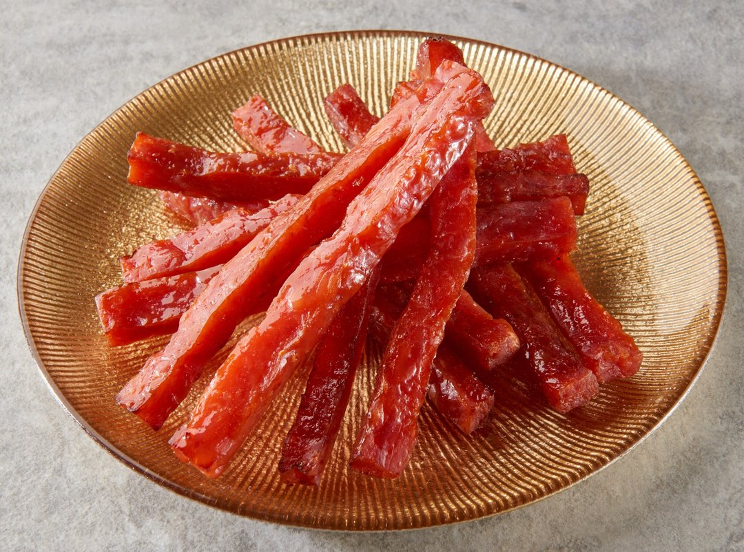 【滋美珍肉干店】特厚黄金肉条  软嫩多汁150g - 肉干/肉松 - 其他材质 红色
