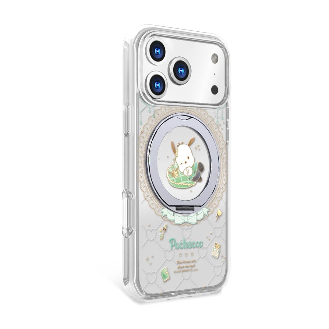 三丽鸥 iPhone 17 军规360旋转磁吸立架壳-魔镜帕恰狗 - 手机壳/手机套 - 其他材质 多色
