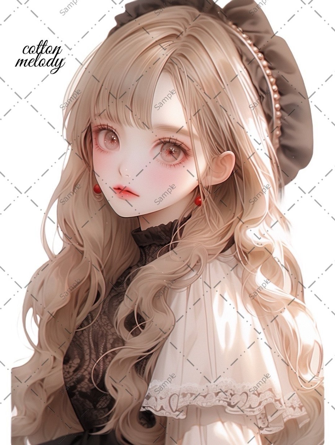 原创贴纸 no.423 人物贴纸 原创贴纸 女孩贴纸 原创人物贴纸 - 贴纸 - 纸 