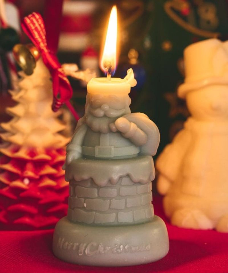 【热门预购】烟囱圣诞老人蜡烛 (3款) LCYP5813 - 蜡烛/烛台 - 其他材质 