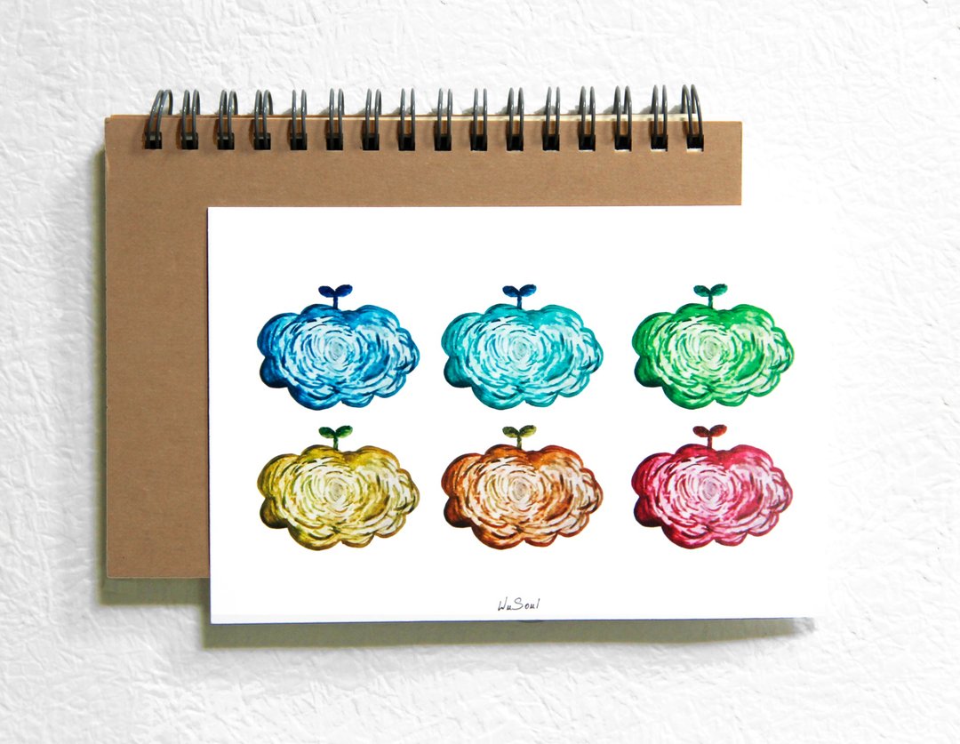 水彩随笔 明信片 Watercolor Postcard - 卡片/明信片 - 纸 白色