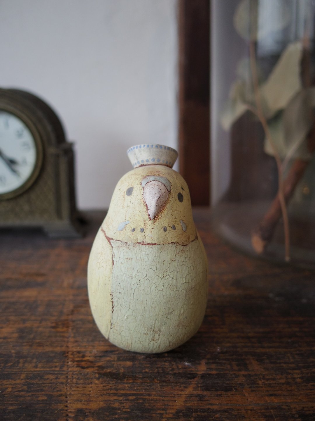 Parakeet figure - 玩偶/公仔 - 陶 黄色