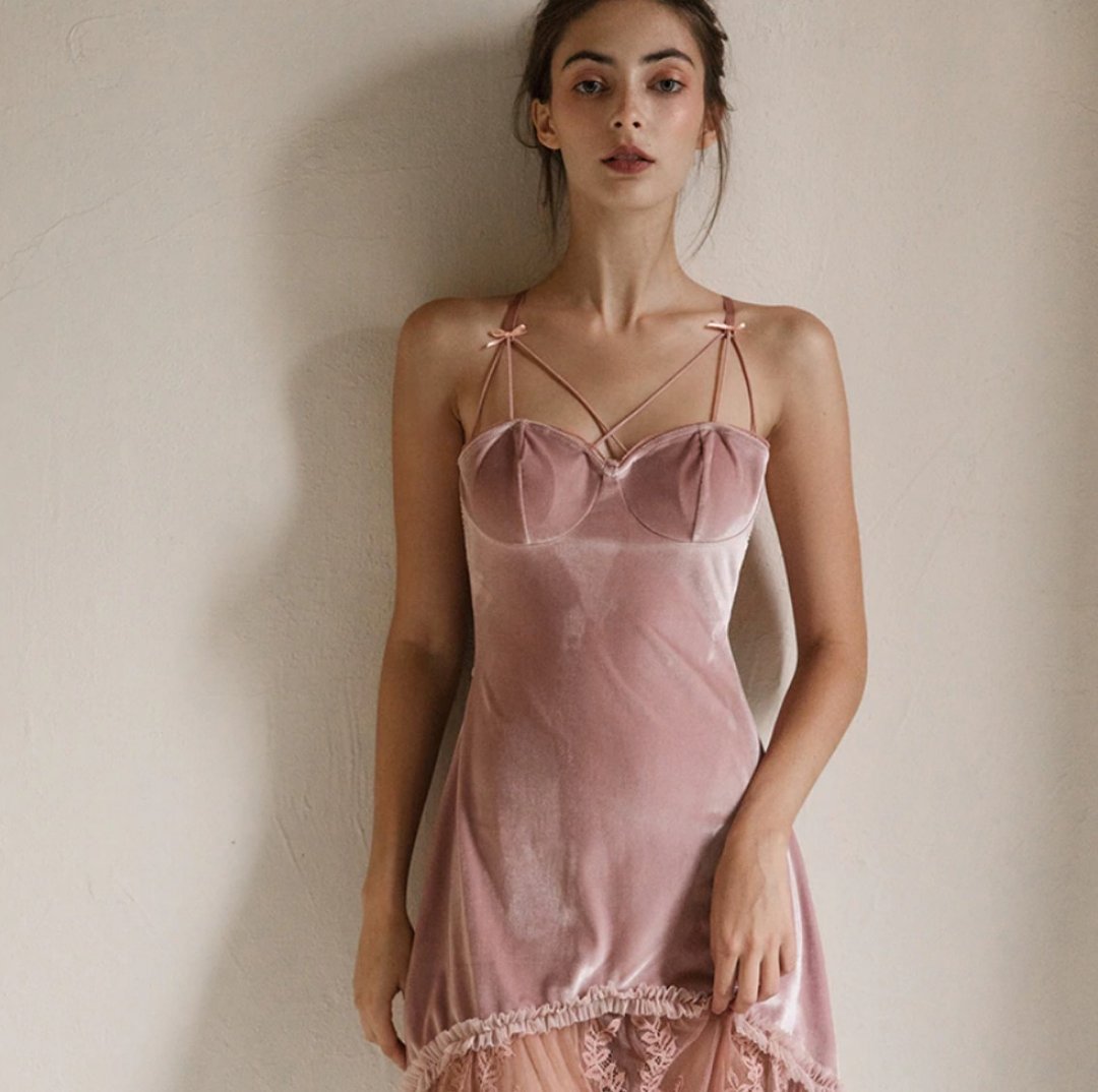 Skinny Short Mini Nightdress Sexy - 居家服/睡衣 - 其他材质 