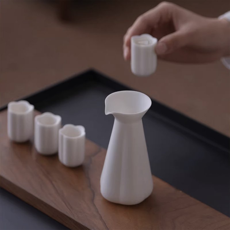 ZESEE | 无暇 白瓷酒具组 - 其他杯子 - 瓷 白色