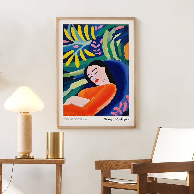 沉静时刻 / 马谛斯大师风格 挂画 画芯 海报 无框画 装饰画 - 海报/装饰画/版画 - 纸 