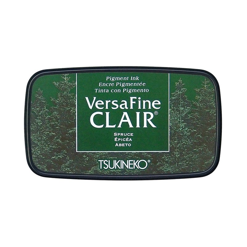 【TSUKINEKO 日本月猫】油性速干极细印台 梦幻柔调 云衫 - 印章/印台 - 塑料 绿色