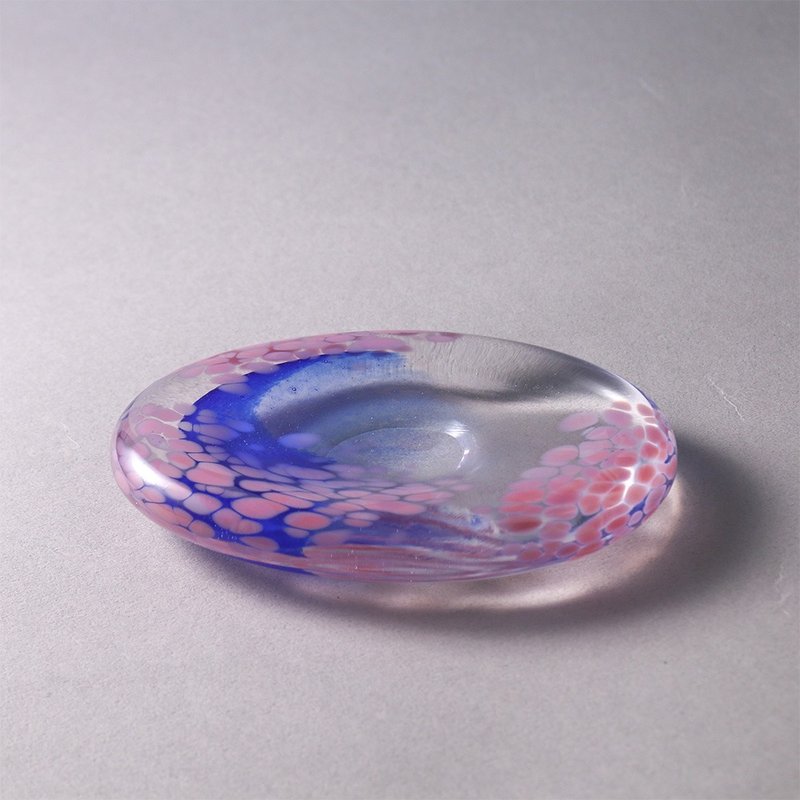 透明日常| 饰品盘-蓝粉 - 其他 - 玻璃 透明